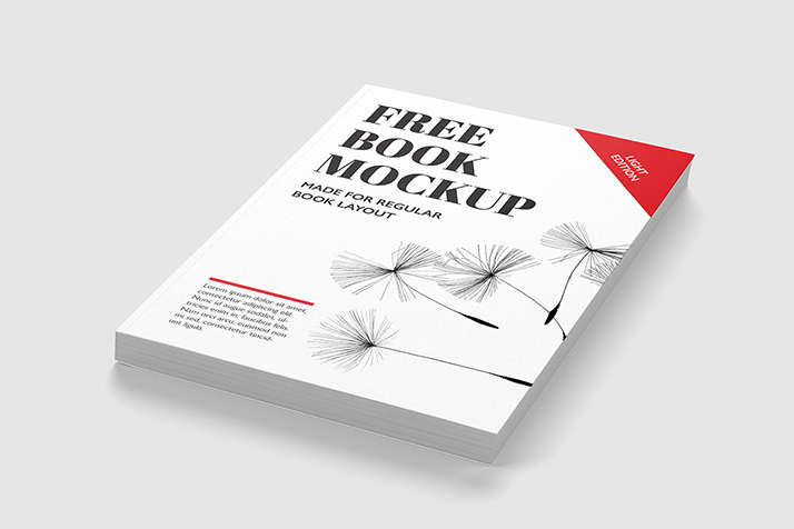 Free book mockup