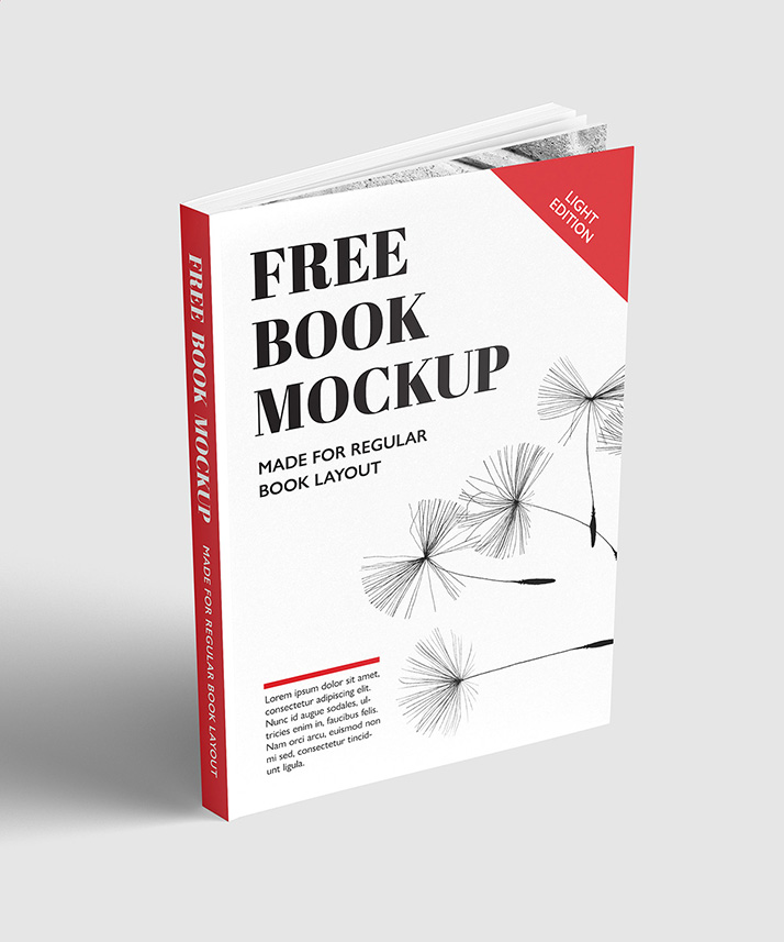Free book mockup