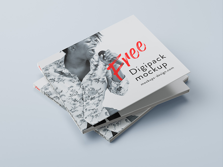 Free 6 panel digipack mockup