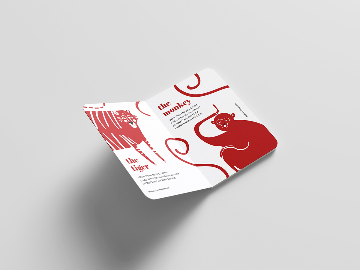Free childrens book mockup