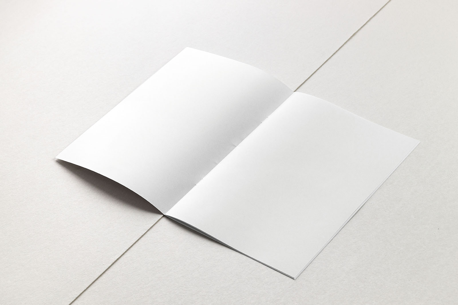 Minimalistic and clean A4 brochure mockup