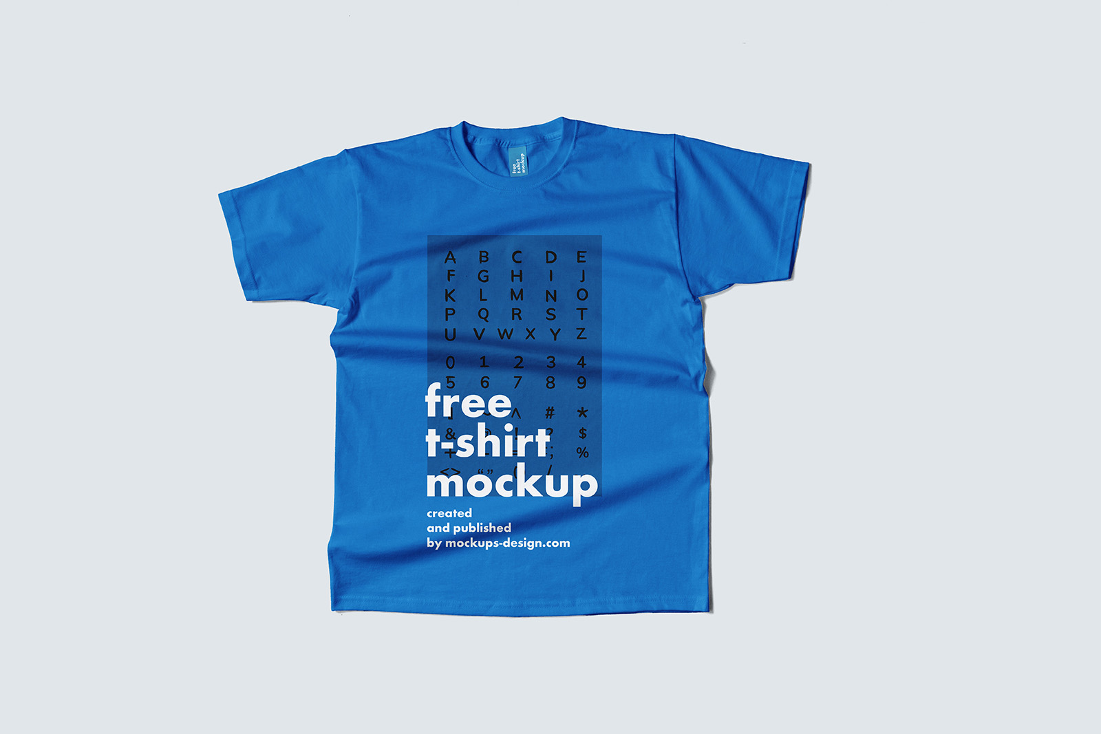 Flat t-shirt mockup