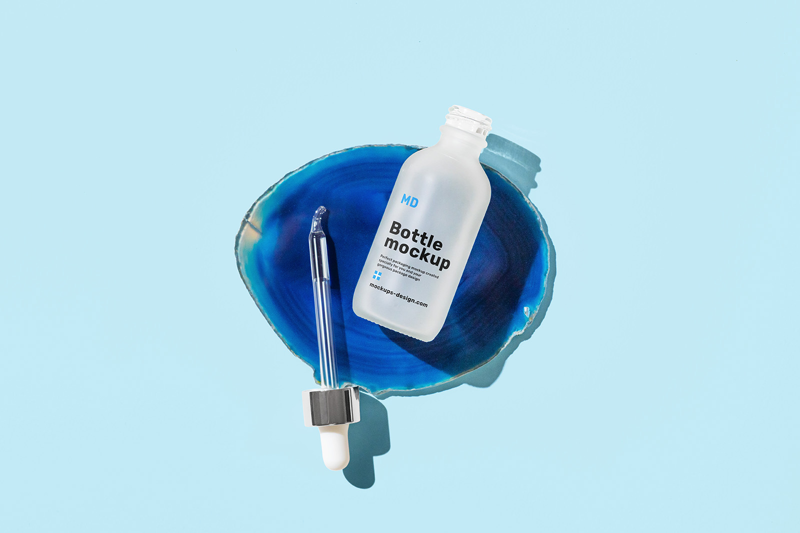 Dropper bottle mockup