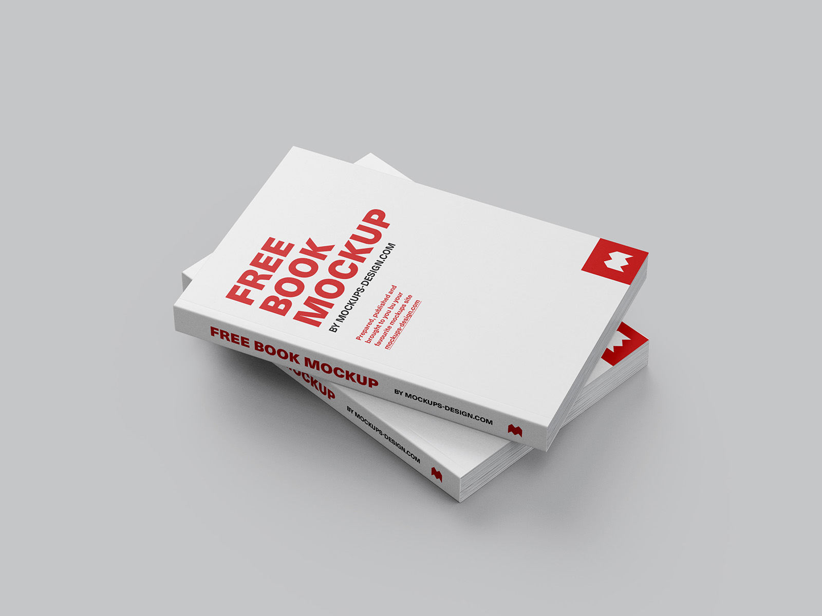 Free octavo book mockup