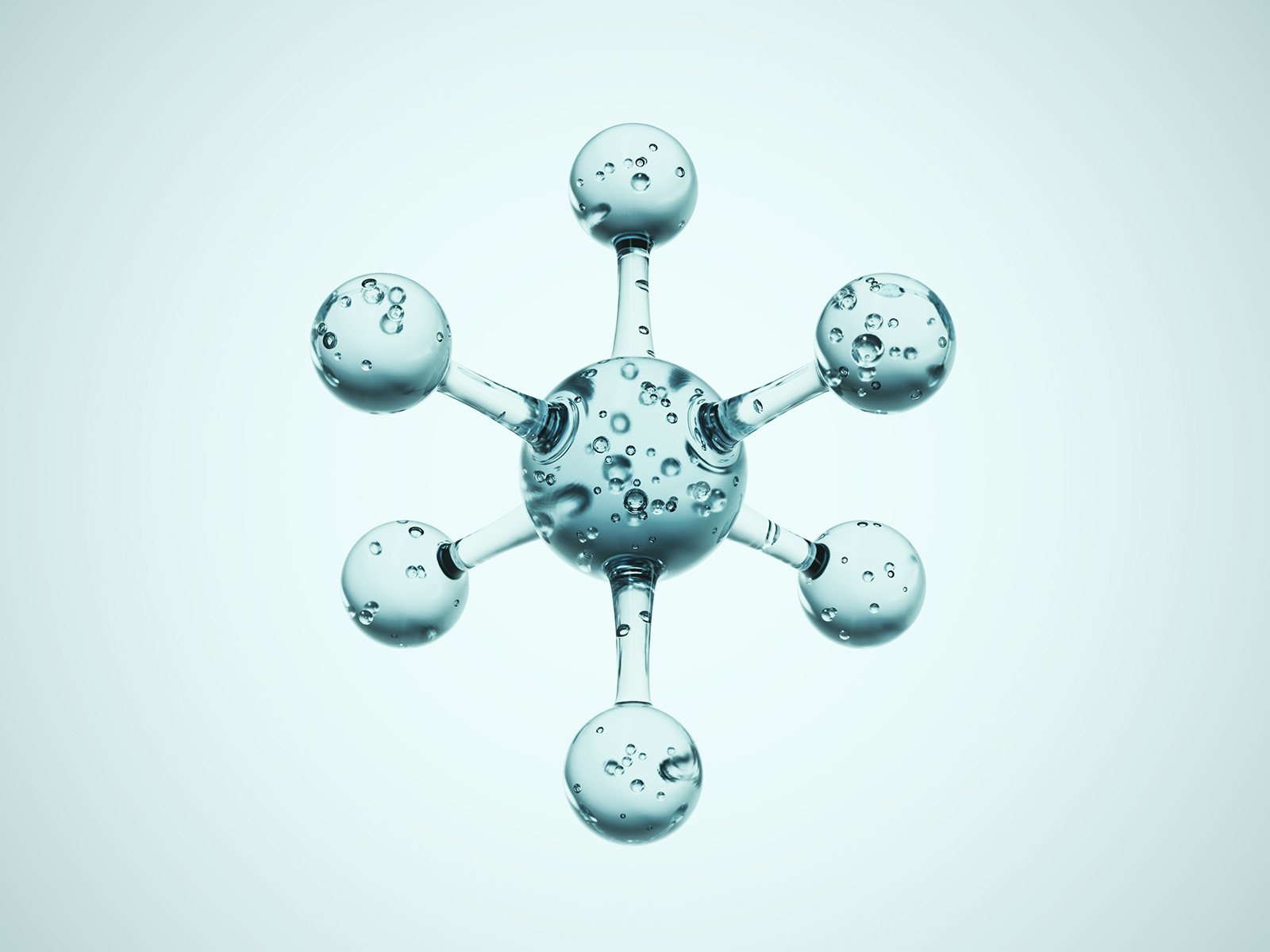 Free atoms / molecules mockup