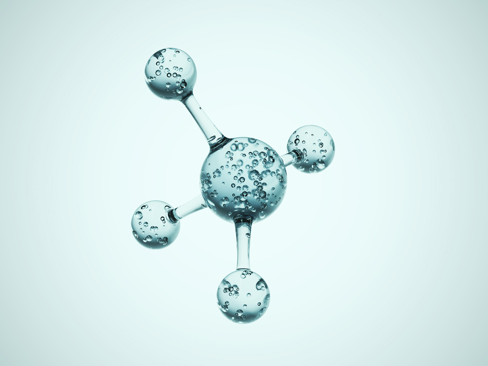 Free atoms / molecules mockup