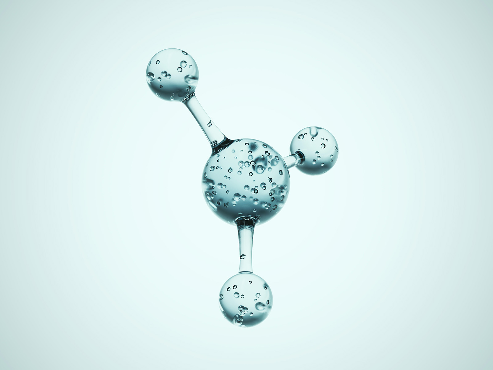 Free atoms / molecules mockup