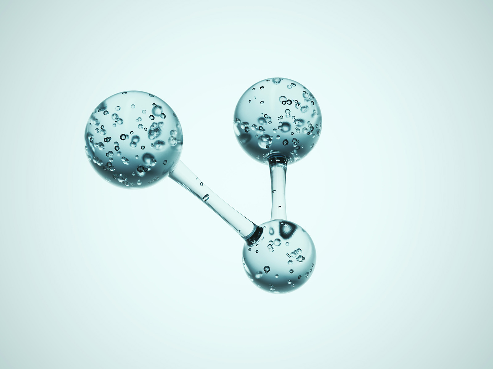 Free atoms / molecules mockup