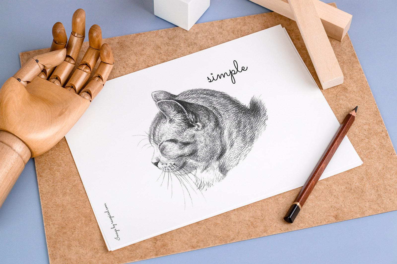 Free drawing mockup