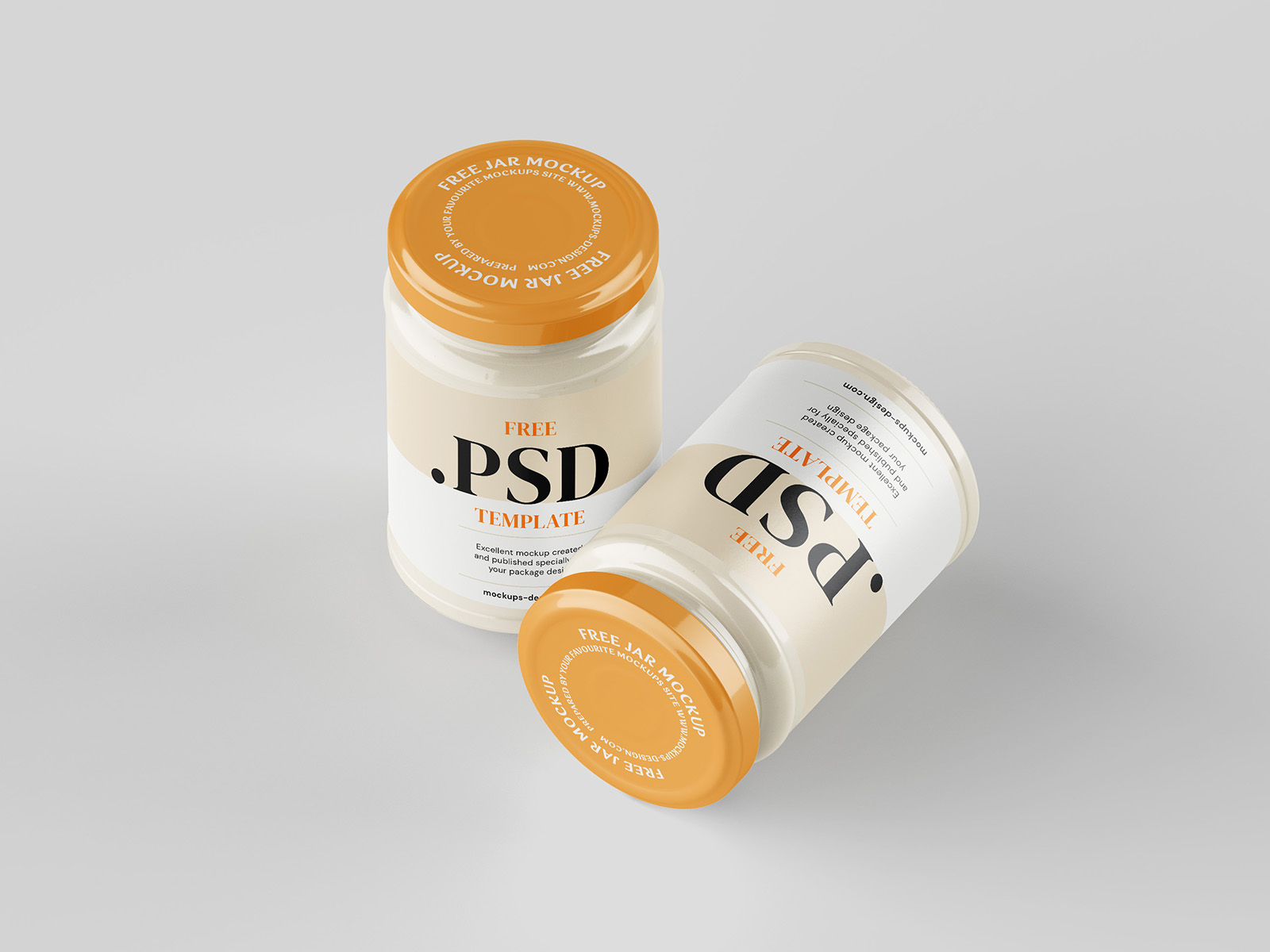 Cream jar mockup