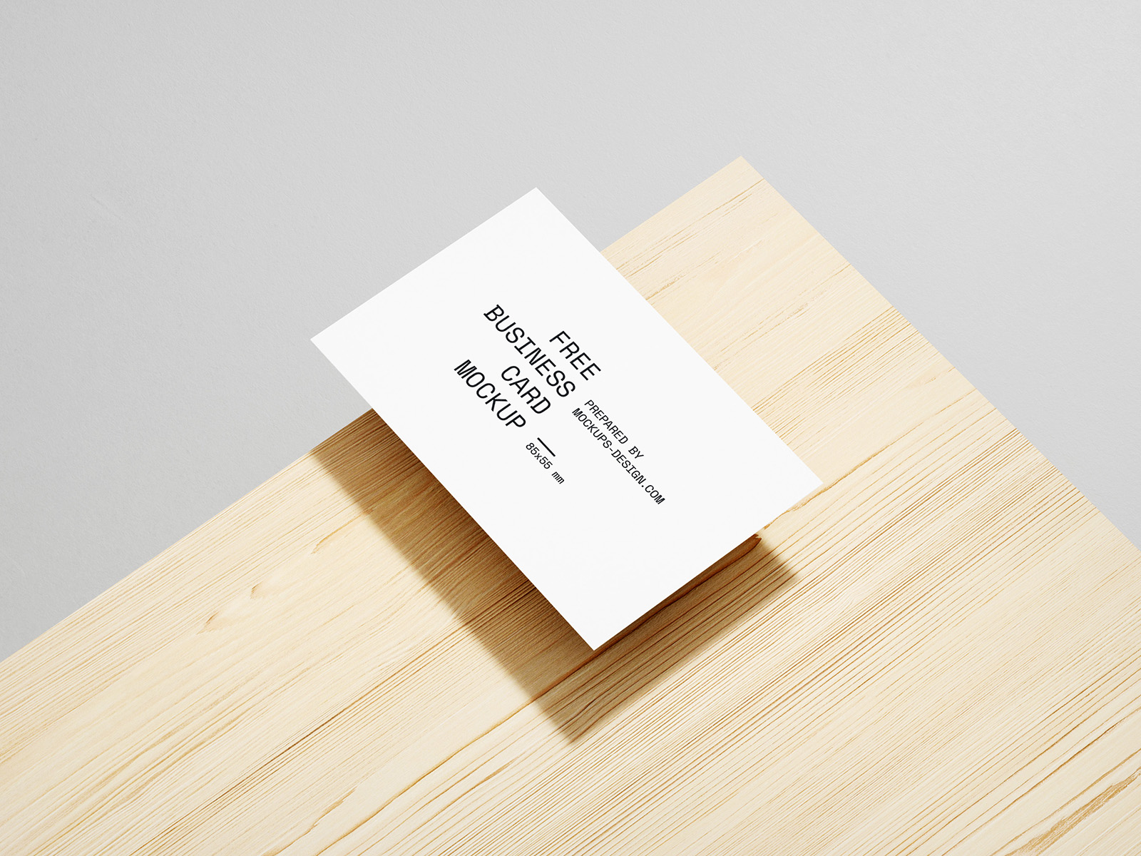 Minimal business card mockup