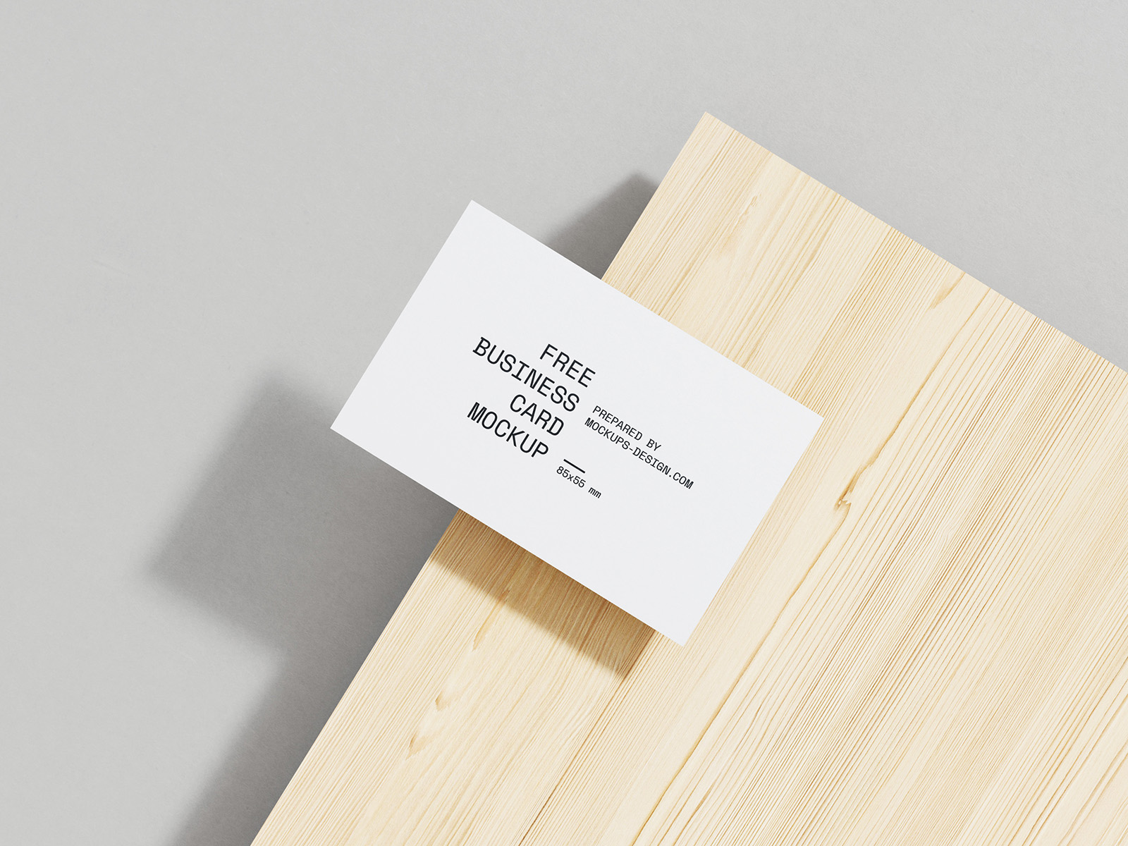 Minimal business card mockup