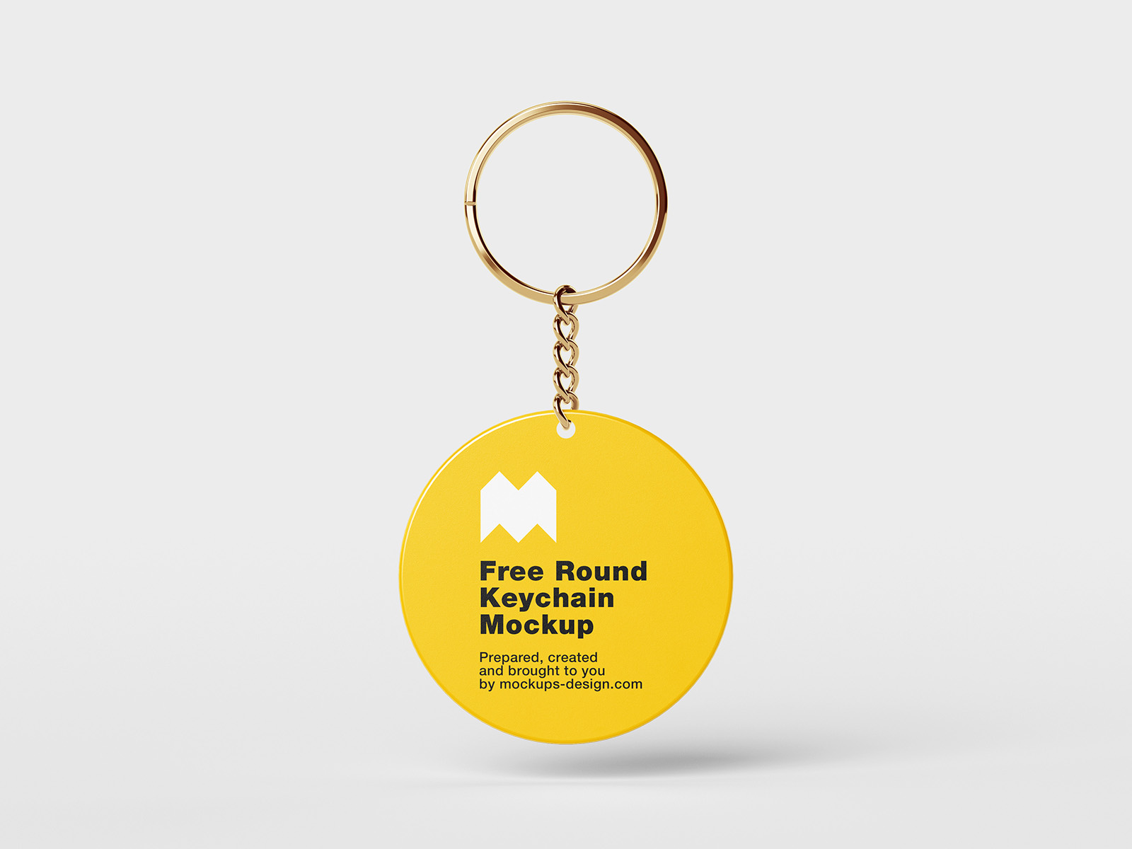 Free key ring mockup