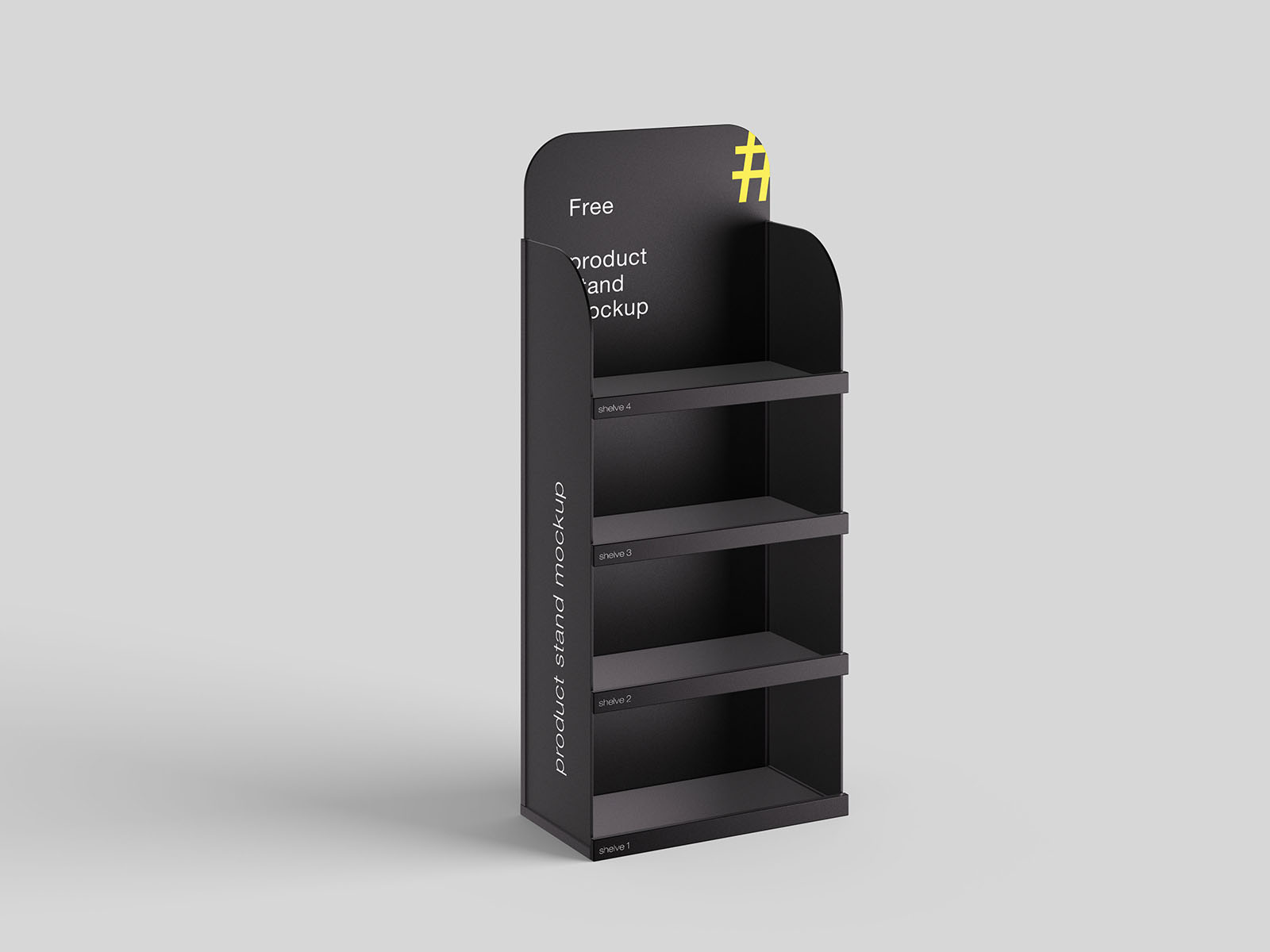 Products stand mockup
