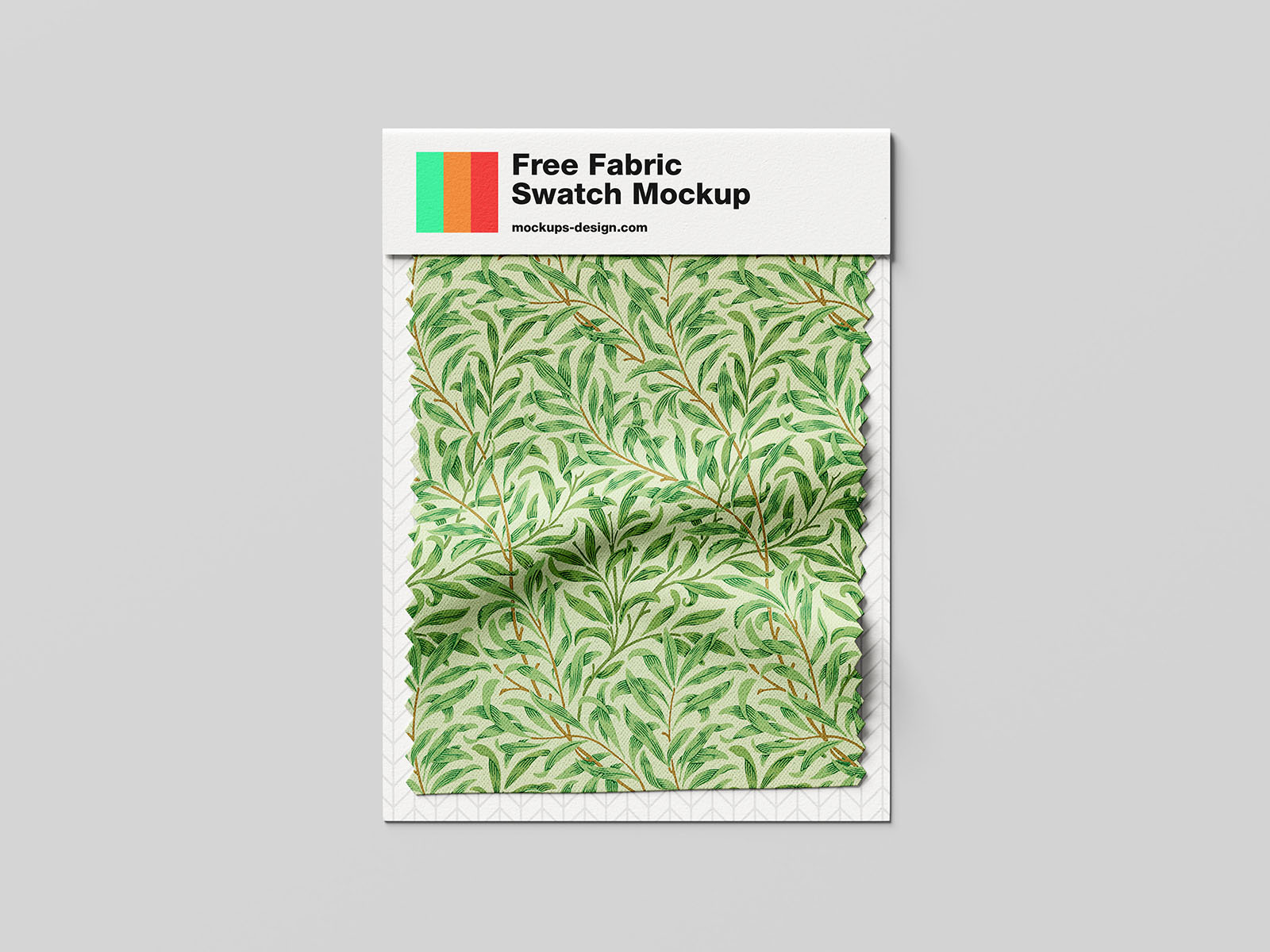 Fabric swatch mockup