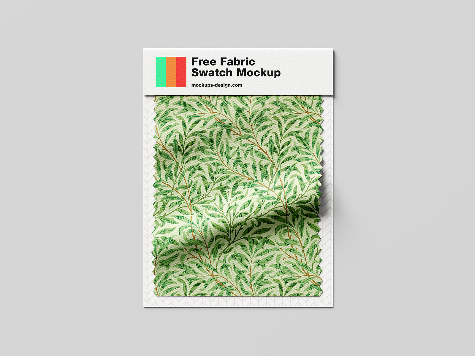 Fabric swatch mockup