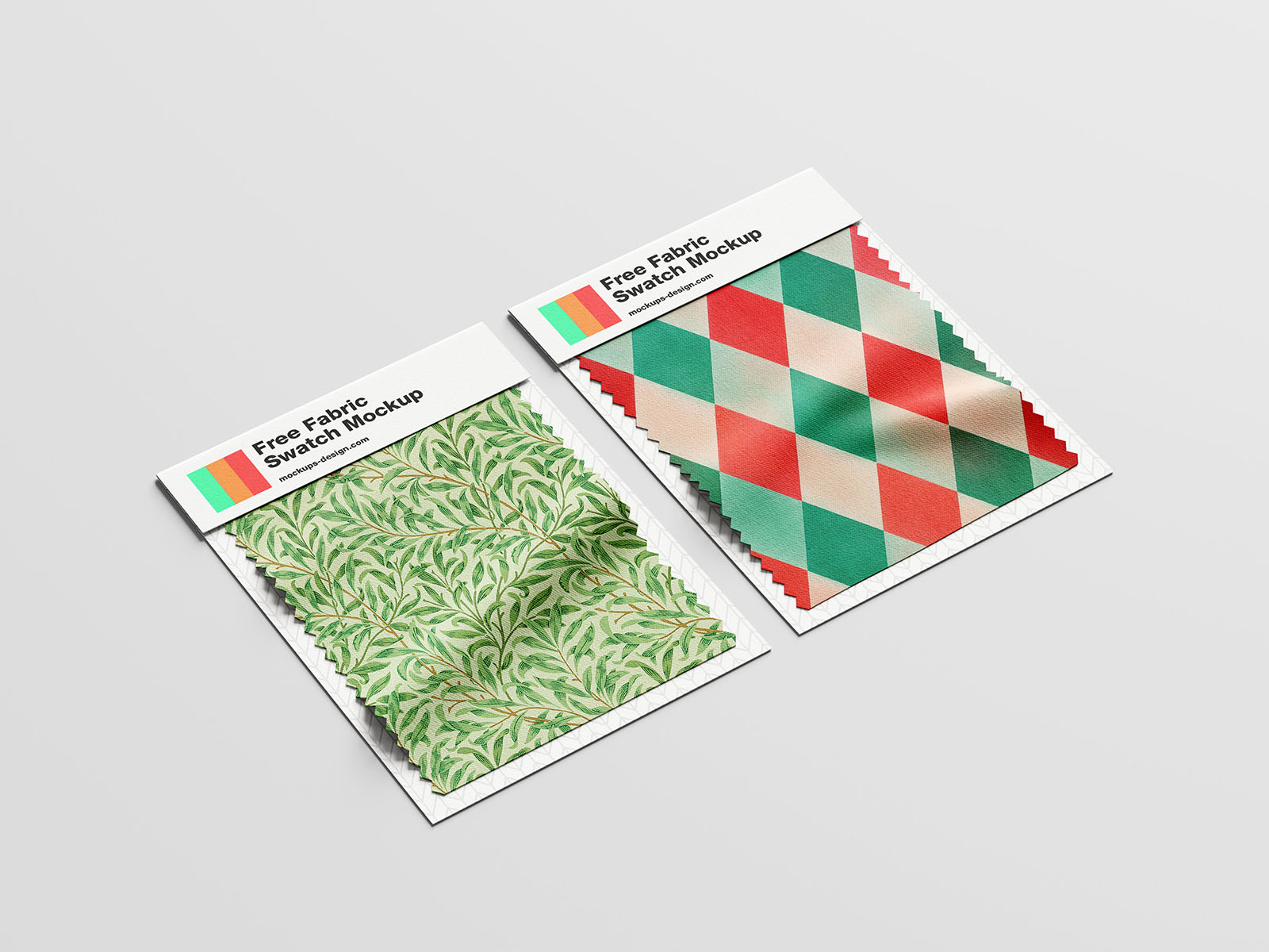 Fabric swatch mockup