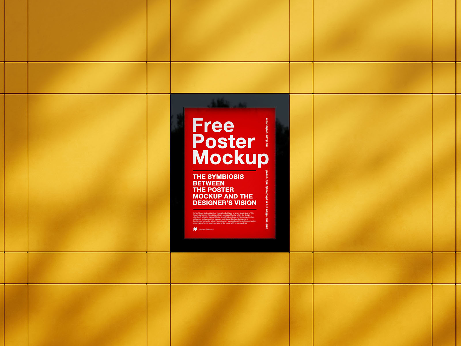 Clean poster frames mockup