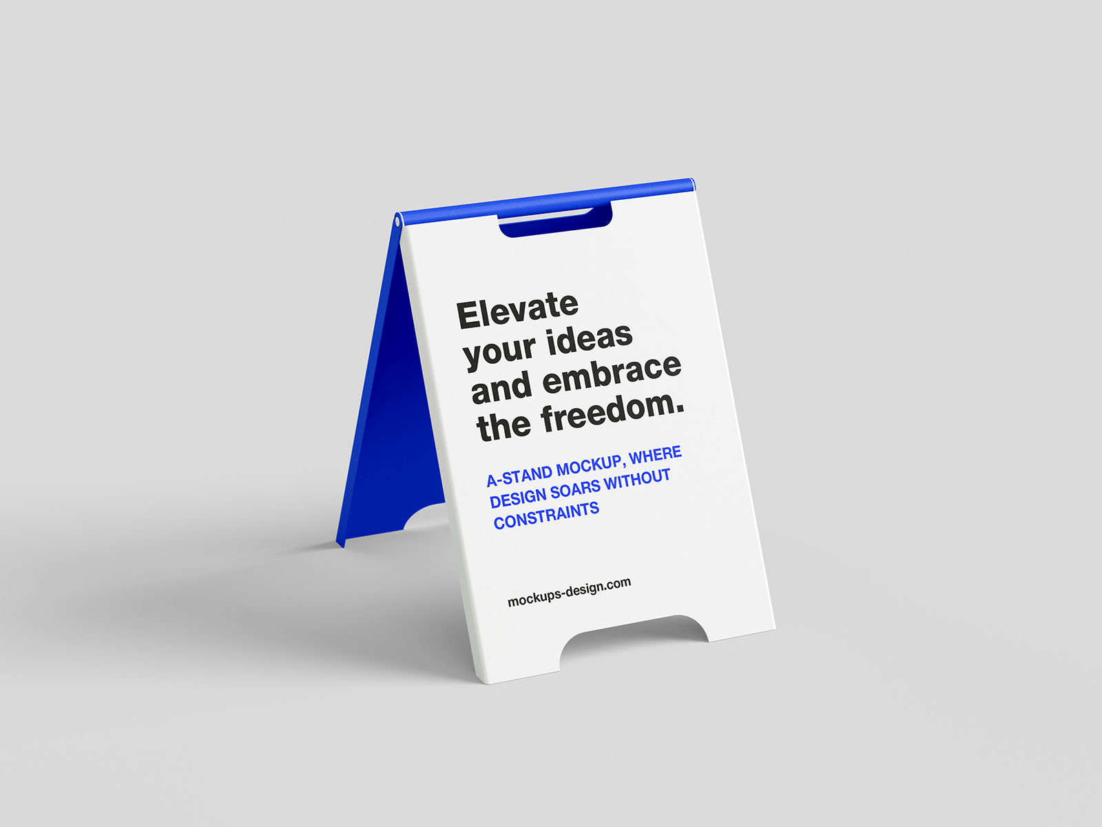 Clean A-stand mockup