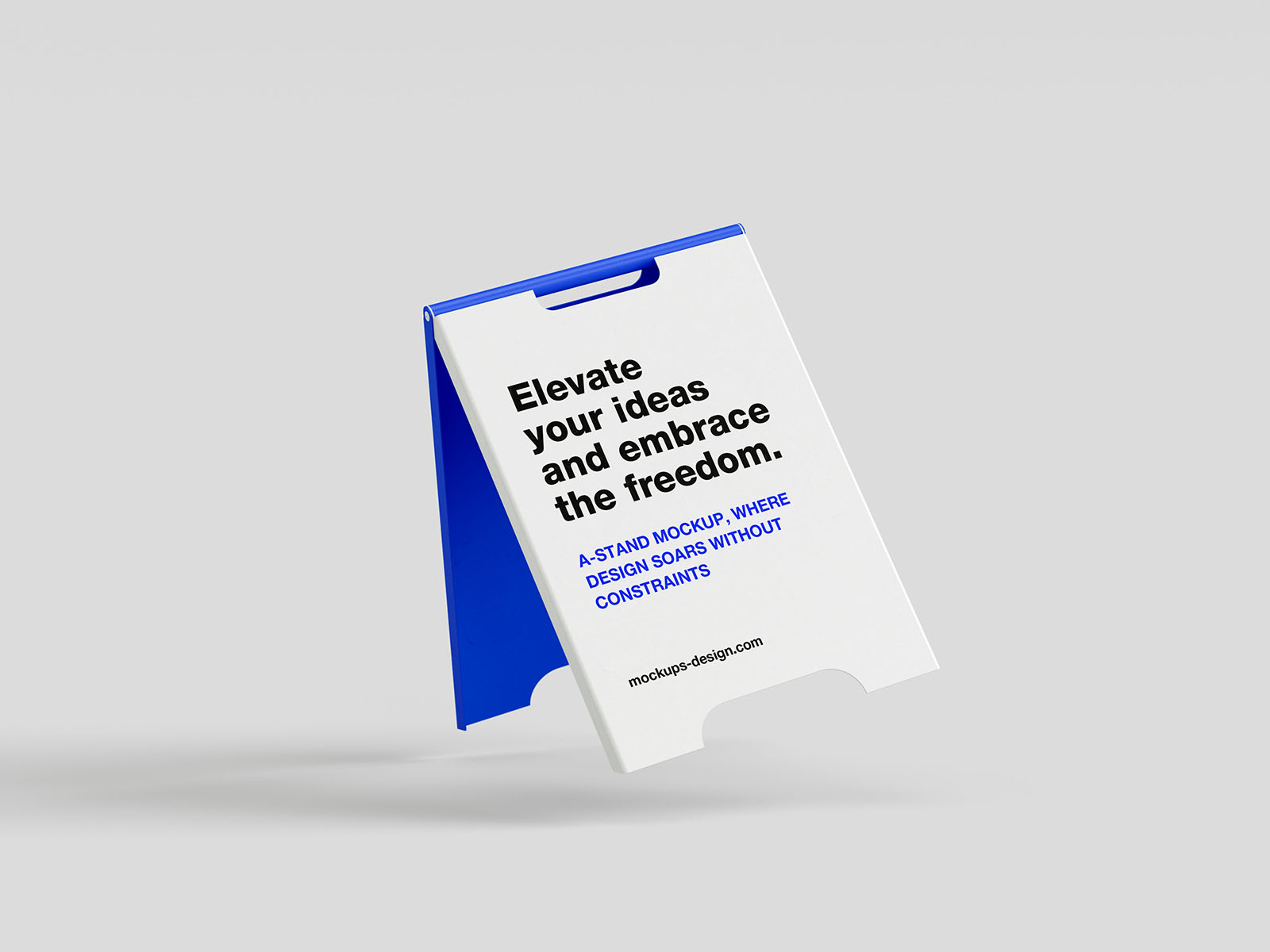 Clean A-stand mockup