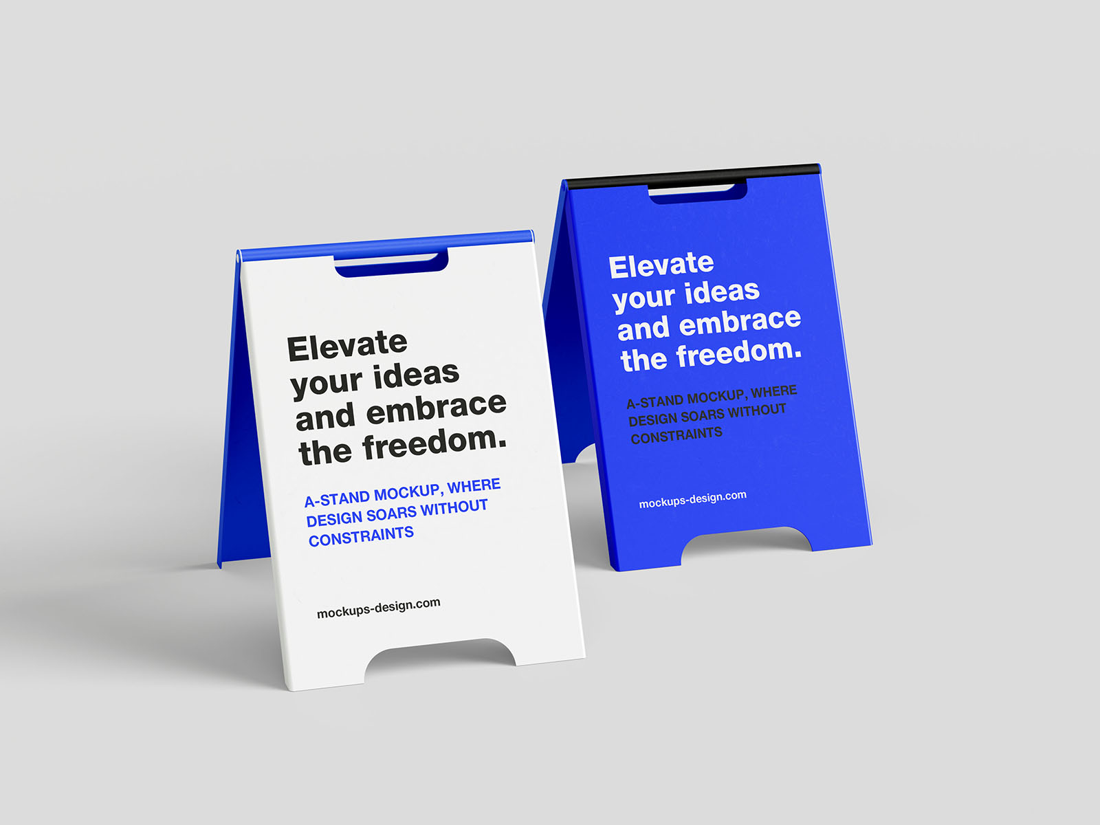 Clean A-stand mockup