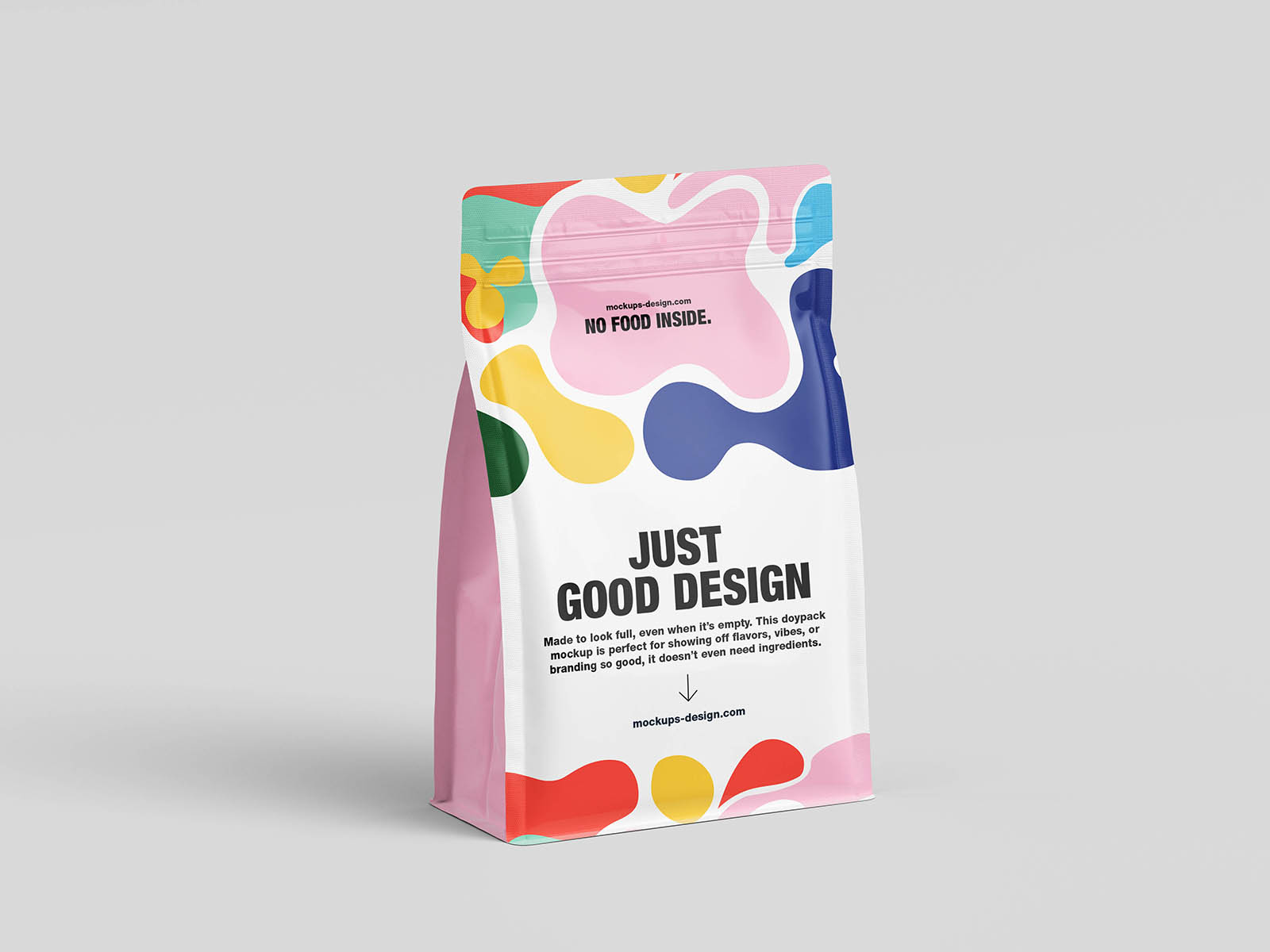 Minimal doypack mockup